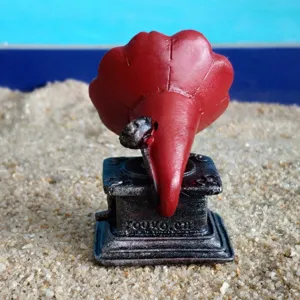 Miniature Vintage Style Gramophone Modele Bac a Sable Jouet Phonographe Figure Deco