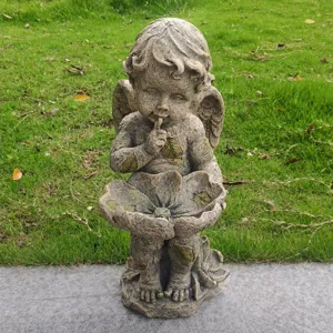 Garden angel flower pot resin sculpture outdoor courtyard yard decoration ornament