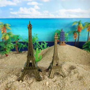 Eiffelturm Miniatur Metallmodell Figur Sandkasten Therapie Spielzeug Deko Modell Artikel