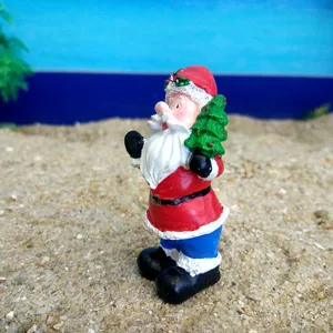 Christmas Santa Claus resin figurine miniature landscape sandplay toy decoration figure