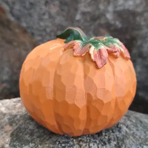 Resin pumpkin decor Halloween harvest ornament tabletop figurine home decoration display sculpture