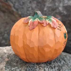 Halloween resin pumpkin ornament autumn harvest home decor tabletop sandbox figurine display