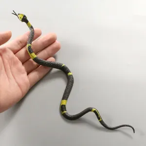 Giocattolo bambini serpente finto realistico gomma simulazione scherzo accessorio