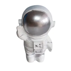 Cute astronaut figurine desktop decoration for home office birthday cake topper gifts