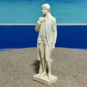Thomas Jefferson statue historical figure psychological sandbox toy white figurine desktop decor