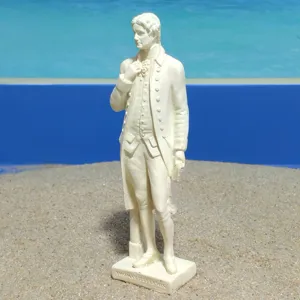Thomas Jefferson Figurine Sandplay Miniature Historical Statue Resin Office Desktop Decor