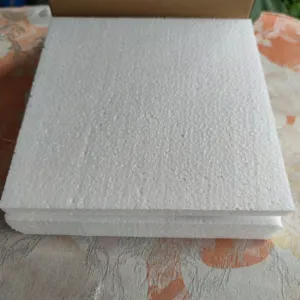 White EPS foam board insulation packaging material cushioning block for crafts and shipping