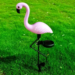 Solar flamingo lawn light outdoor waterproof LED garden landscape decoration stake lamp