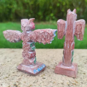 Resin totem pole figurine sand tray game building craft ornament tabletop decor item model