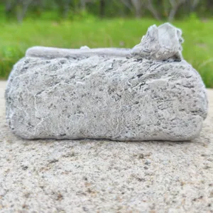 Stone texture memorial grave marker tombstone prop for garden Halloween mourning decor