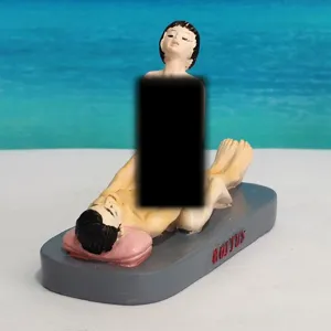 Adult human art educational figurine resin craft ornament detailed view showcase item.