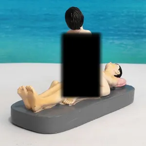 Resin intimate couple figurine adult educational art ornament desktop home decoration showcase display