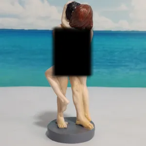 Resin couple sculpture romantic human art figurine desktop home decoration ornament