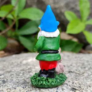 Tuin kabouter figuur buiten miniatuur hars dwerg standbeeld achtertuin gazon decoratie model item