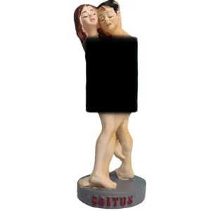 adult art human embrace couple figurine resin ornament erotic home desk craft decor item