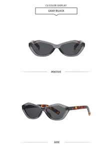 Stylish geometric small frame sunglasses for women and men, retro outdoor sun glasses.