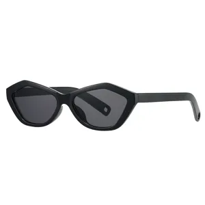 Fashion casual geometric small frame sunglasses, minimalist vintage outdoor street sun glasses.
