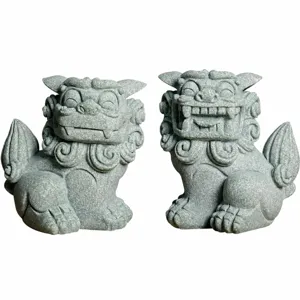 Niedliche chinesische Steinlöwe Tischdekoration kreatives Fengshiye Maskottchen Geschenk