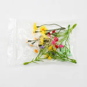 Artificial mini flowers material pack DIY floral craft for hairpins garlands wedding decor