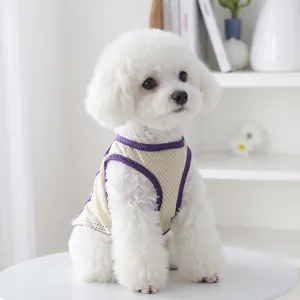 Breathable mesh dog vest for small dogs summer cooling pet tank top cute pet apparel clothes