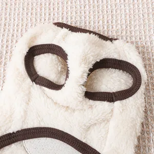 Warm fleece pet dog clothes autumn winter cute puppy coat for small dogs teddy poodle