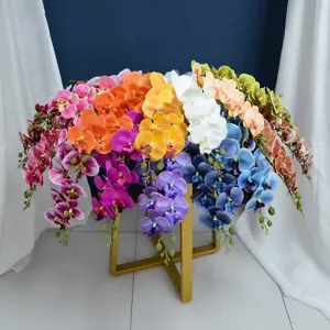 Beautiful artificial phalaenopsis orchid flowers for home party wedding celebration decor.