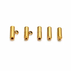 Tableau des tailles de fermoir à vis cylindrique en acier inoxydable pour bijoux DIY bracelets.