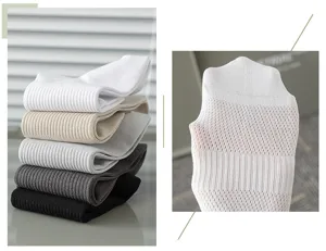 Herren atmungsaktive Baumwoll Mesh Kurzsocken Set bequeme lässige Sportbekleidung