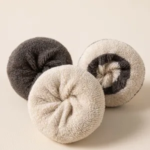 Damen dicke thermische Winter Frottee Socken, kuschelig gefütterte warme kuschelige Crew Socken
