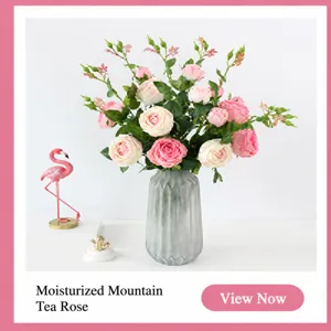 Künstliche Pfirsichblüten Blumen für Heim Esstisch Zimmer Desktop Dekoration gefälschte.