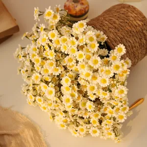 Artificial Daisy Flower Bouquet Silk Chrysanthemum Fake Flowers For Home Decor Living Room Photography Props