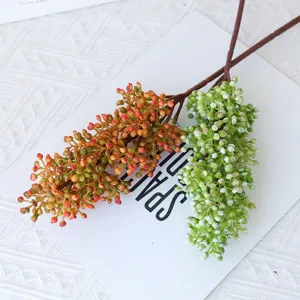 Artificial fruit berry branch fake plant floral for home decor table centerpiece photography prop