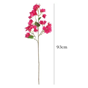Kunstliche Bougainvillea Blumen Zweig rosa kunstliche Blumen fur Heimdekoration 93cm