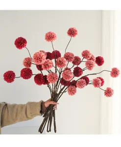 Artificial chrysanthemum flower bouquet for wedding party decoration and home floral decor.
