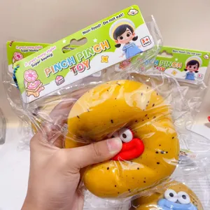 Cute potato squishy decompression toy, funny slow rising soft sensory stress relief toy