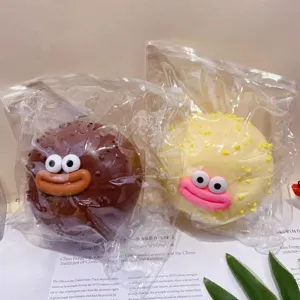 Giant funny mouth squeeze toy set, soft cute decompression stress relief toy detail.