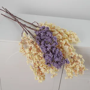 Branche de fleurs de baies artificielles décoration maison fausse plante pour hôtel en gros