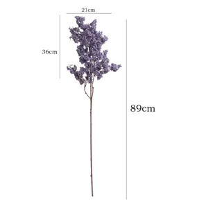 Seule branche de houx de fruit propice artificiel décor floral pour maison hôtel
