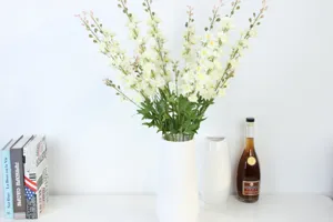 Artificial delphinium hyacinth fake flowers for home and wedding party floral decoration.
