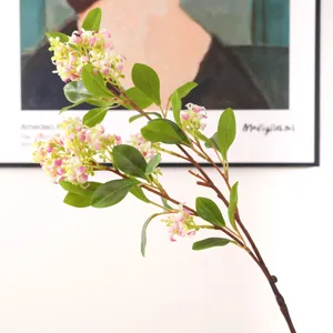 Artificial osmanthus flower branch faux plant home decor wedding floral arrangement