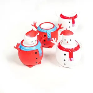 Juguete antiestrés muñeco de nieve Navidad lindo regalo festivo decoración perfecta