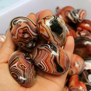 Natural Agate Rough Stone Hand Piece Polished Sardonyx Mineral Specimen Desk Ornament Meditation Healing Stone Home Decor