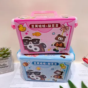 Caja de Almacenamiento de Juguete Muneca Vaina Creativa Caja Portatil para Ninos