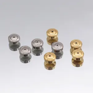 Topes redondos de pendientes de acero inoxidable 8mm pulidos detalles accesorios DIY