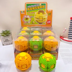 Creative Durian Fidget Spinner Toy Stress Relief Press Gyro Novelty Plastic Decompression Toy For Kids
