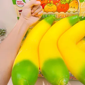 Großes 40cm Banane Quetschspielzeug süße Cartoon Frucht Dekompression Spielzeug weich Stress