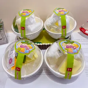 Miniatur DIY Durian Eis Set, Kinder Rollenspiel Essen Modell, kreatives handgemachtes Spielzeug.