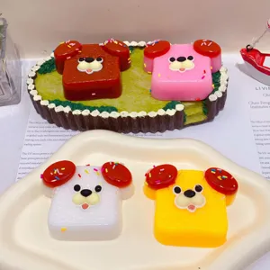 Lindo juguete squishy de oso pan suave juguete de alivio de estrés lindo juguete de dibujos