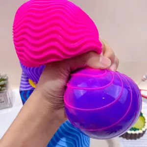 Giant wave color-changing decompression squeeze toy soft maltose stress relief ball