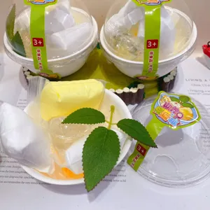 Mini DIY Simulation Durian Eis Essen Spielzeug Set Detail, Mikro-Szene Bastelzubehör.